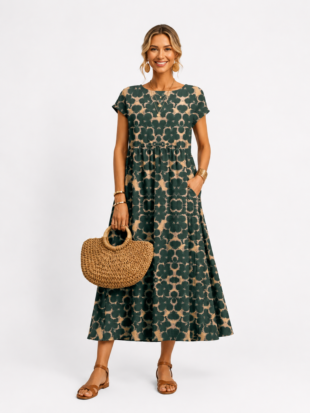 Florene | Rochie de vară cu mâneci scurte