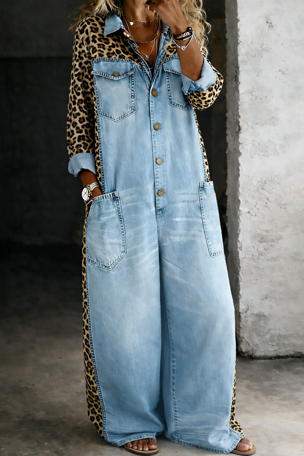 Amanda™ | Set de cămașă din denim