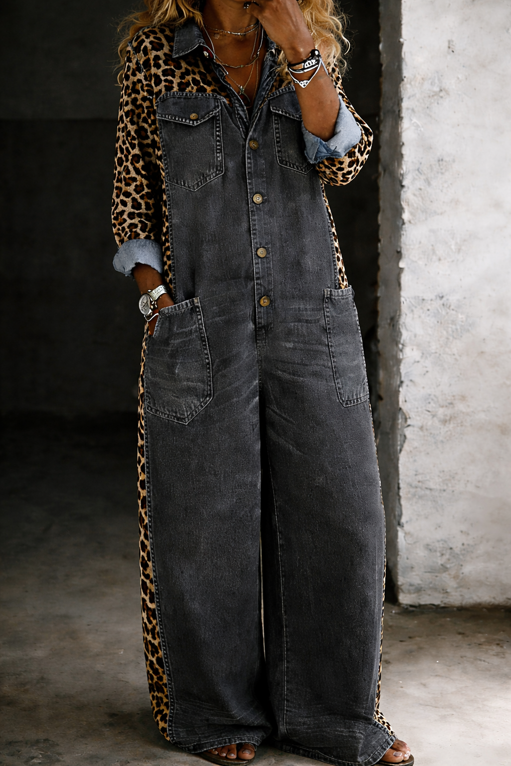 Amanda™ | Set de cămașă din denim