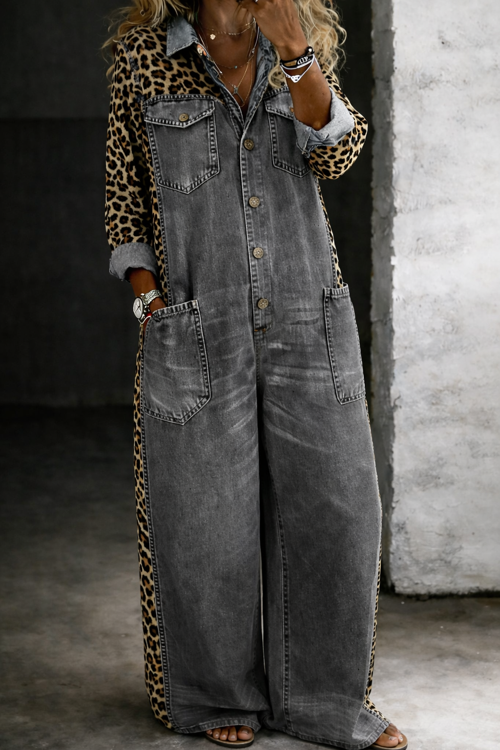 Amanda™ | Set de cămașă din denim