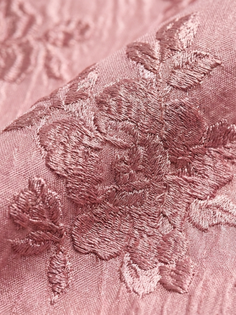 Xanthea | Rochie maxi ajustată cu mâneci scurte și imprimeu floral