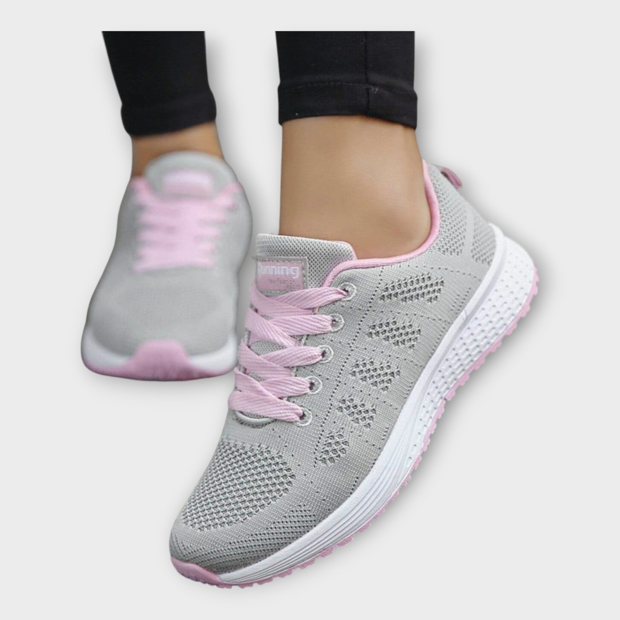 Pantofi sport cu plasă respirabilă și talpă antiderapantă