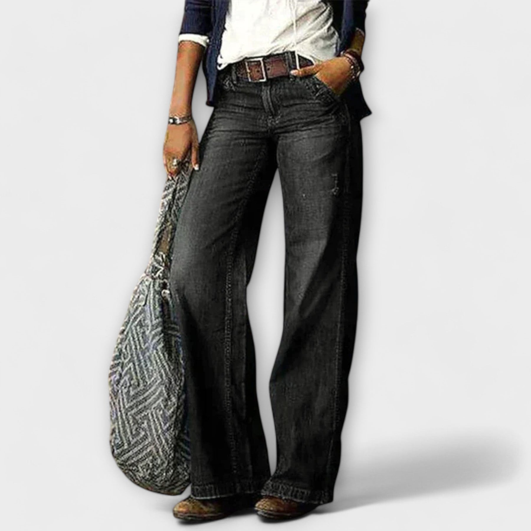 Cess - Pantaloni Largi din Denim