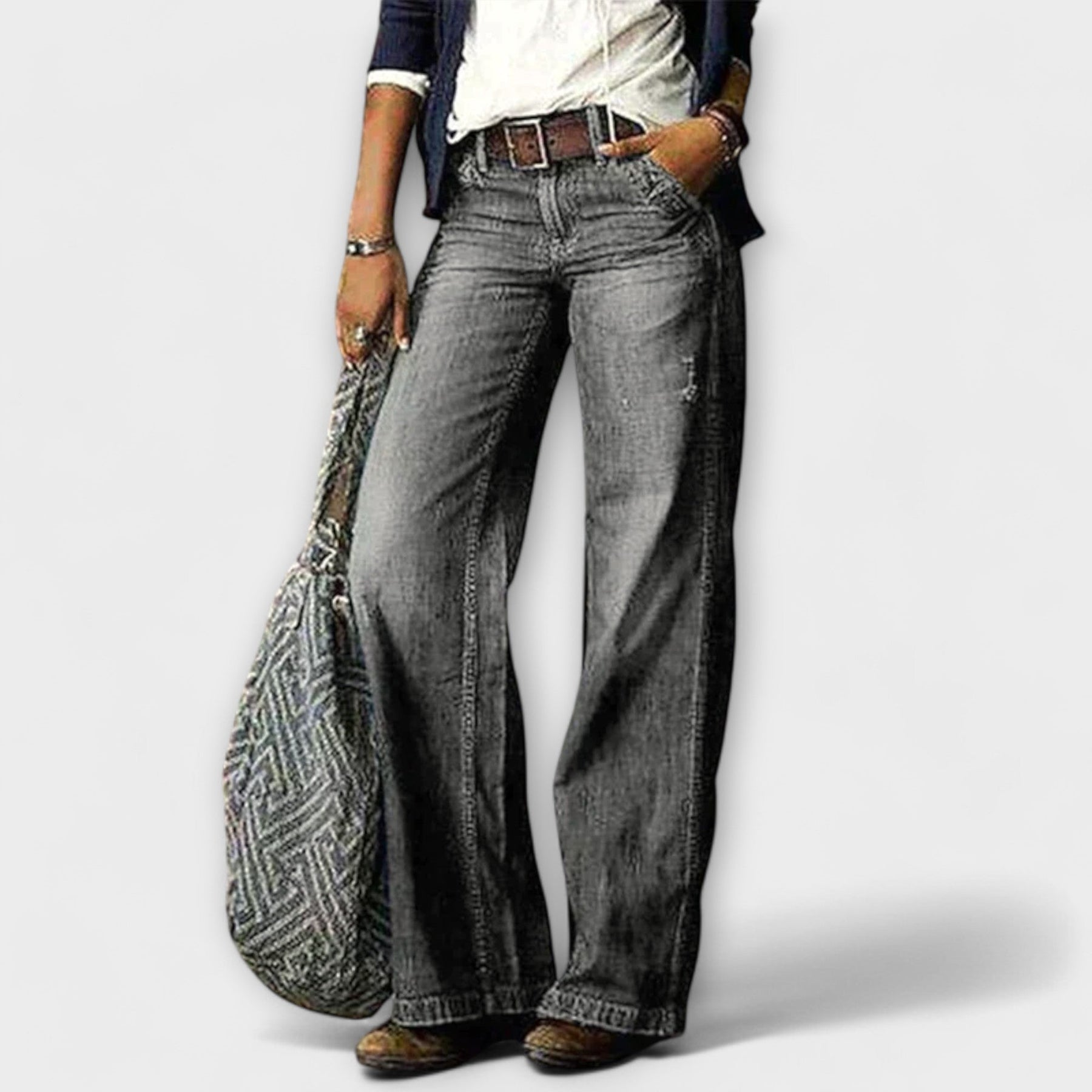 Cess - Pantaloni Largi din Denim