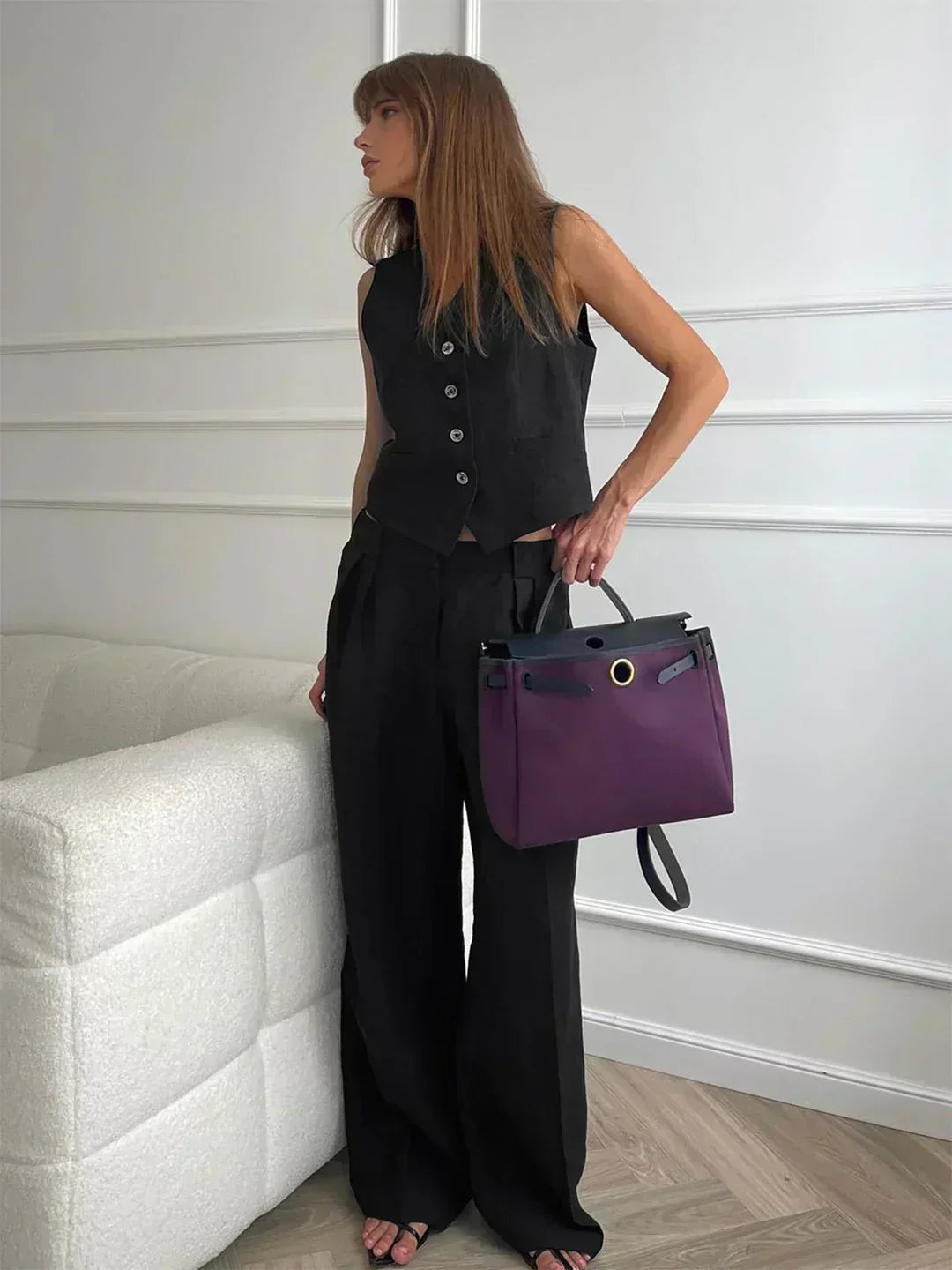 Set de pantaloni stilat și versatil