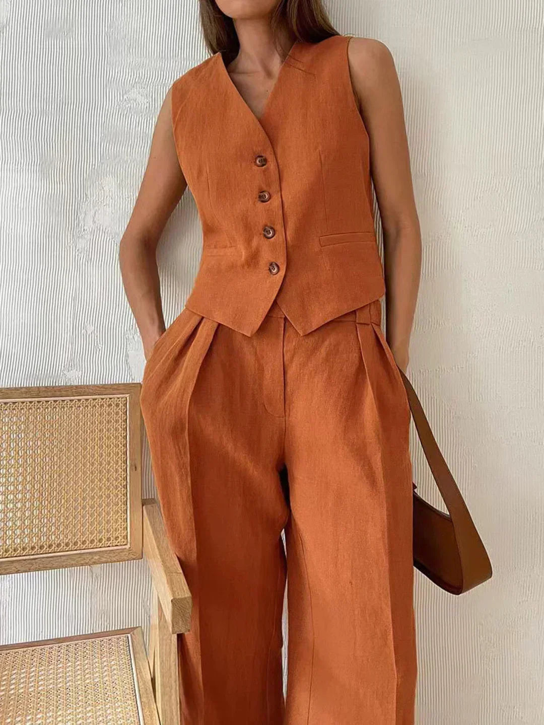 Set de pantaloni stilat și versatil
