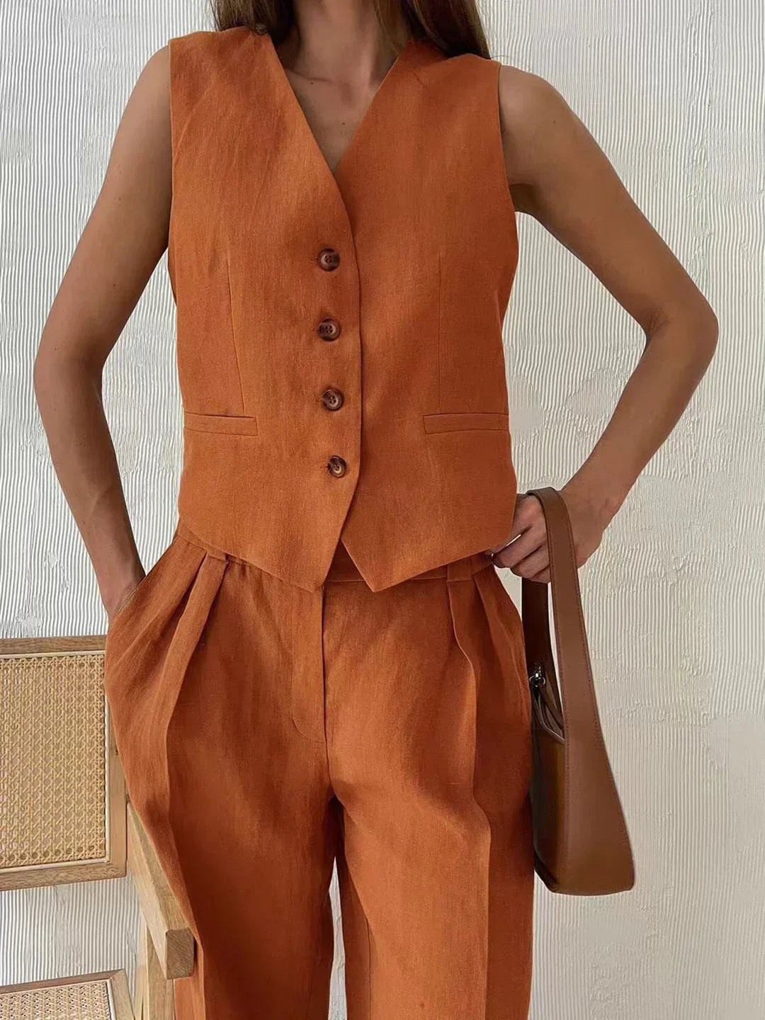 Set de pantaloni stilat și versatil