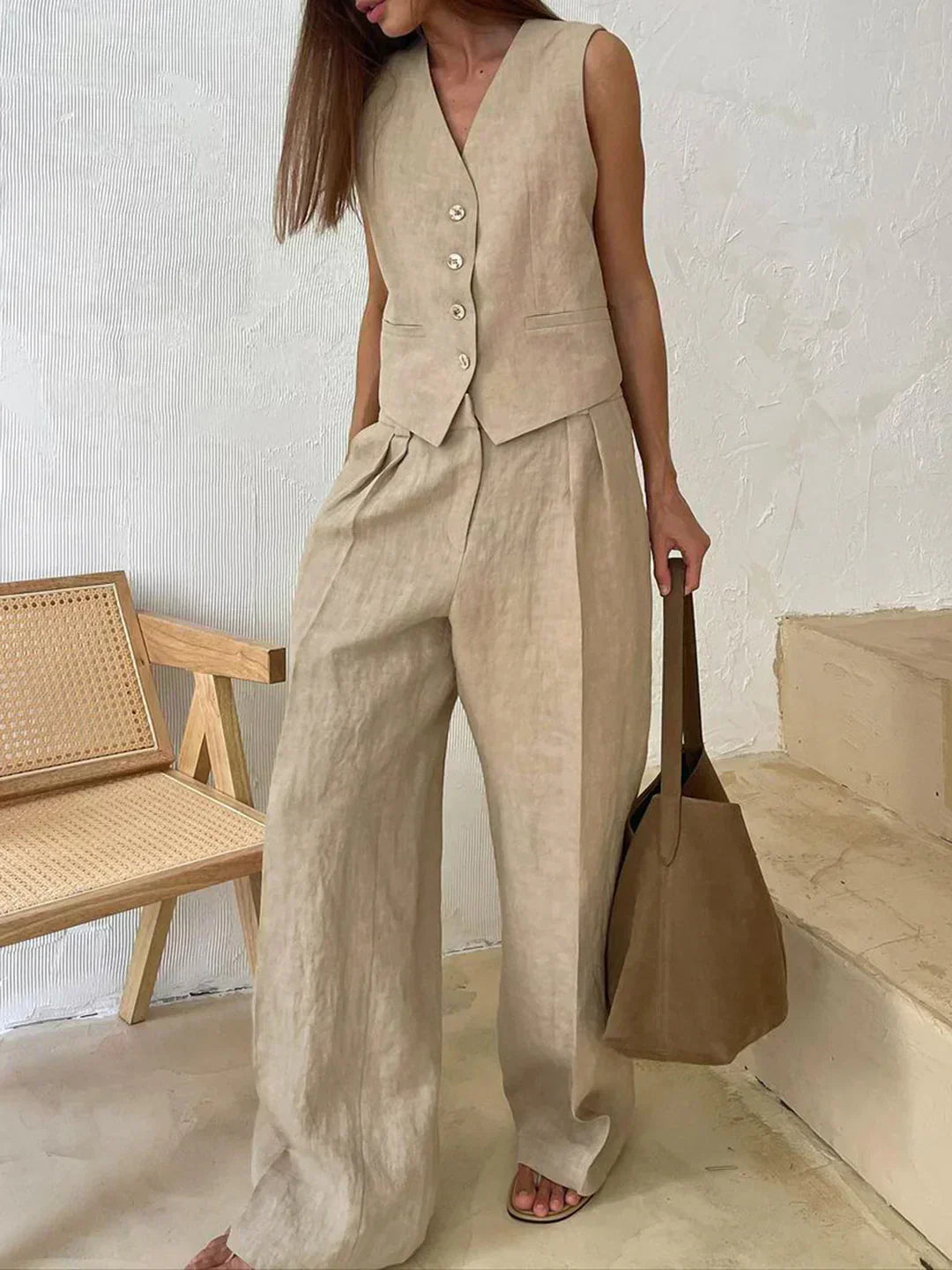 Set de pantaloni stilat și versatil