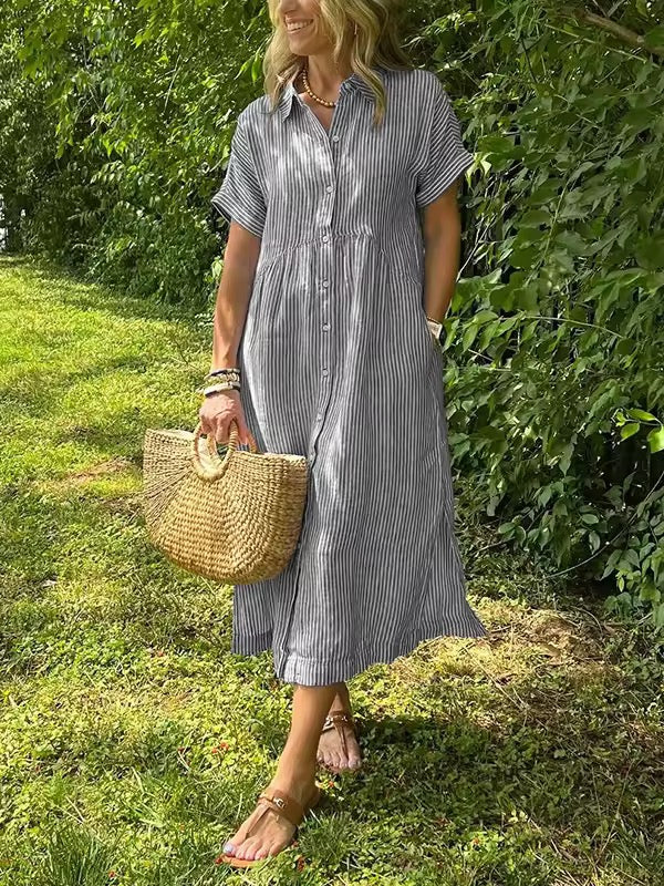 Angela | Rochie elegantă tip cămașă