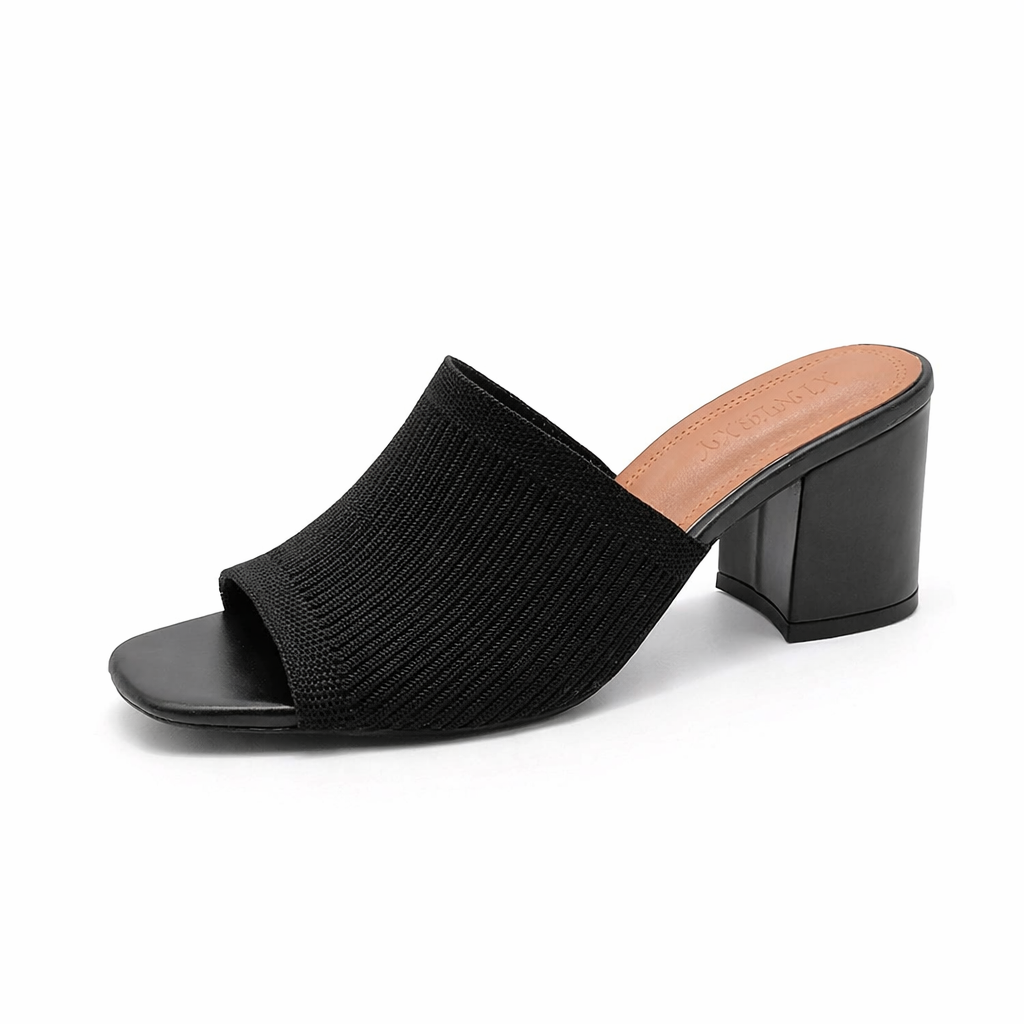Taís - Sandale cu toc închis elegant