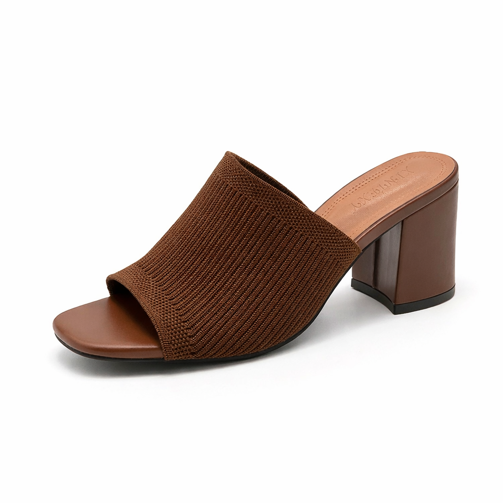Taís - Sandale cu toc închis elegant