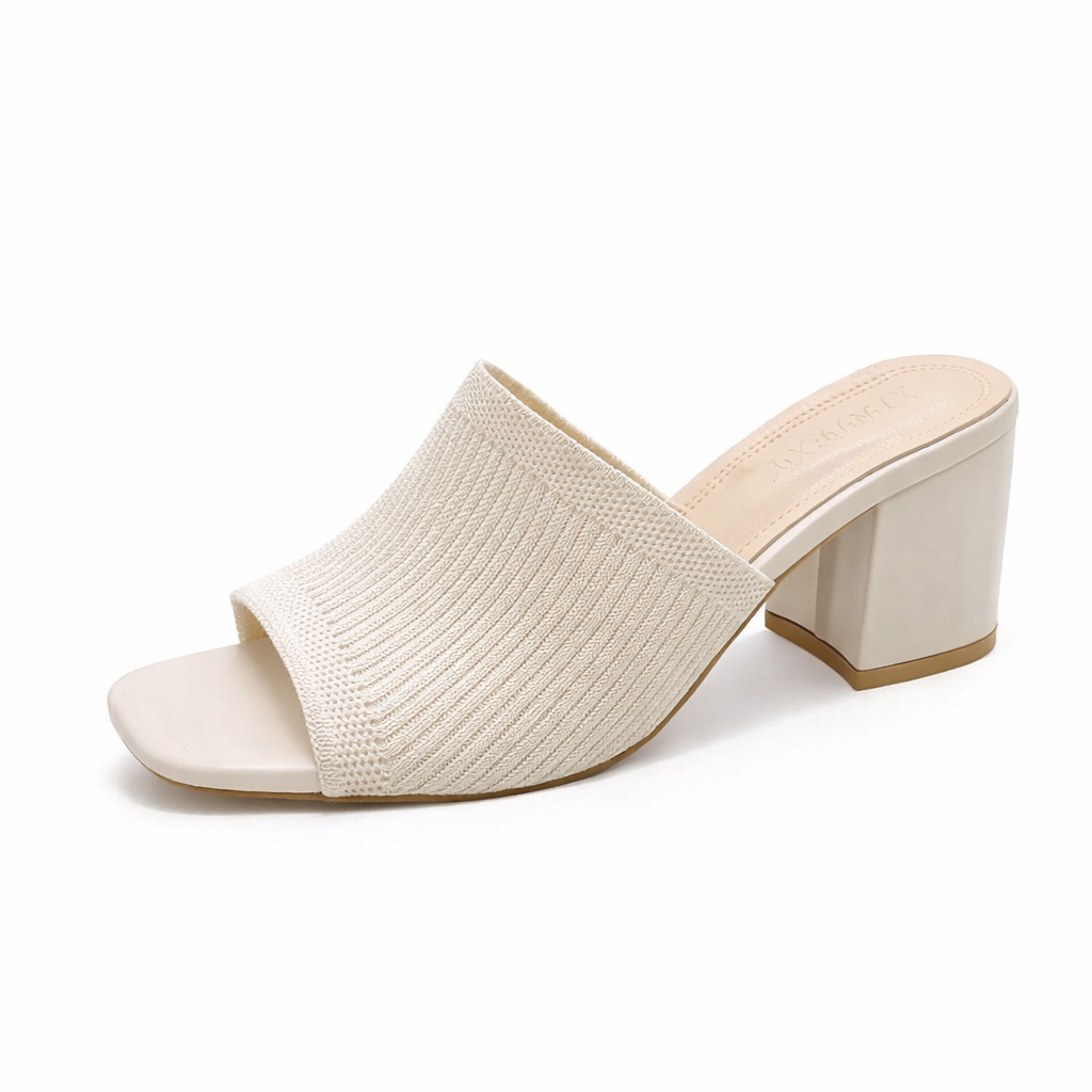 Taís - Sandale cu toc închis elegant