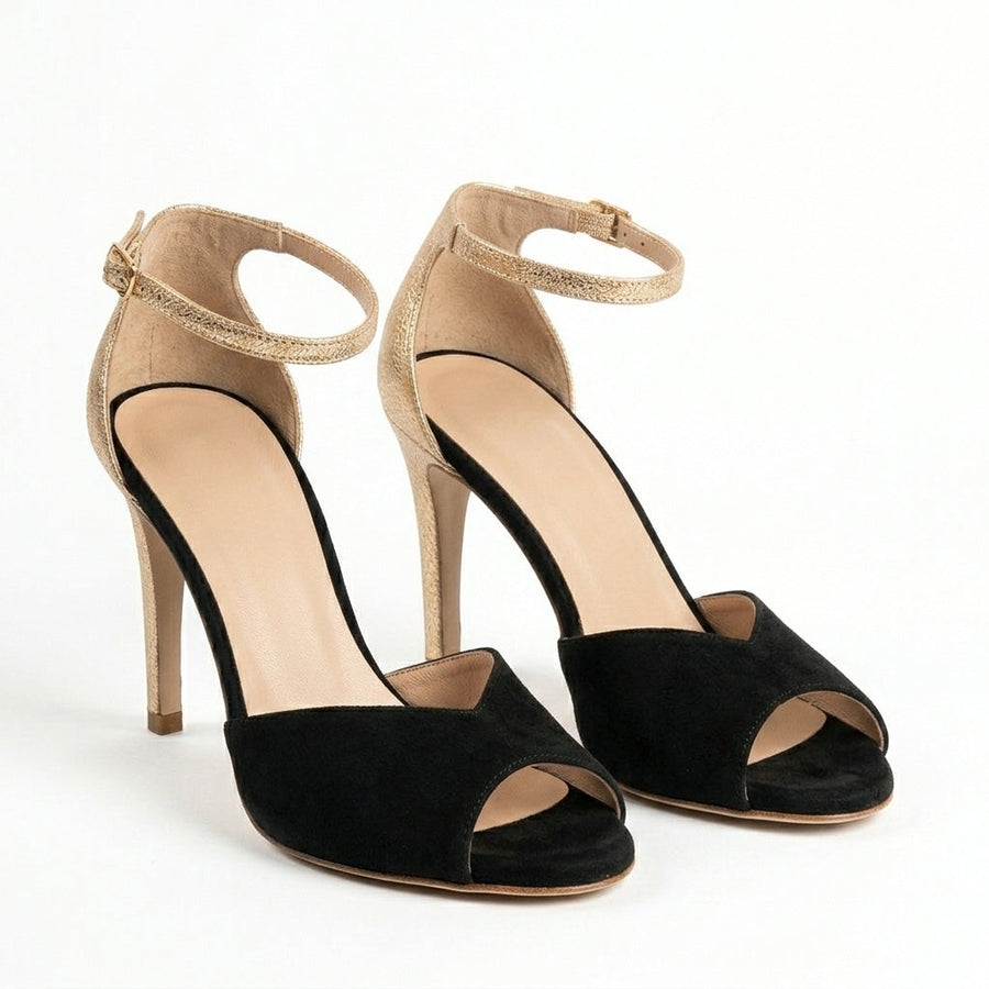 Loredana – Sandale Elegante cu Curea Metalică