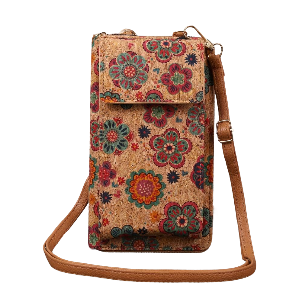 Natalia — Accesoriu Boho cu Flori pentru Geantă de Umăr