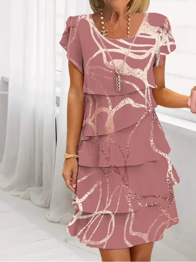 Beatrice - Rochie Elegantă din Material Confortabil