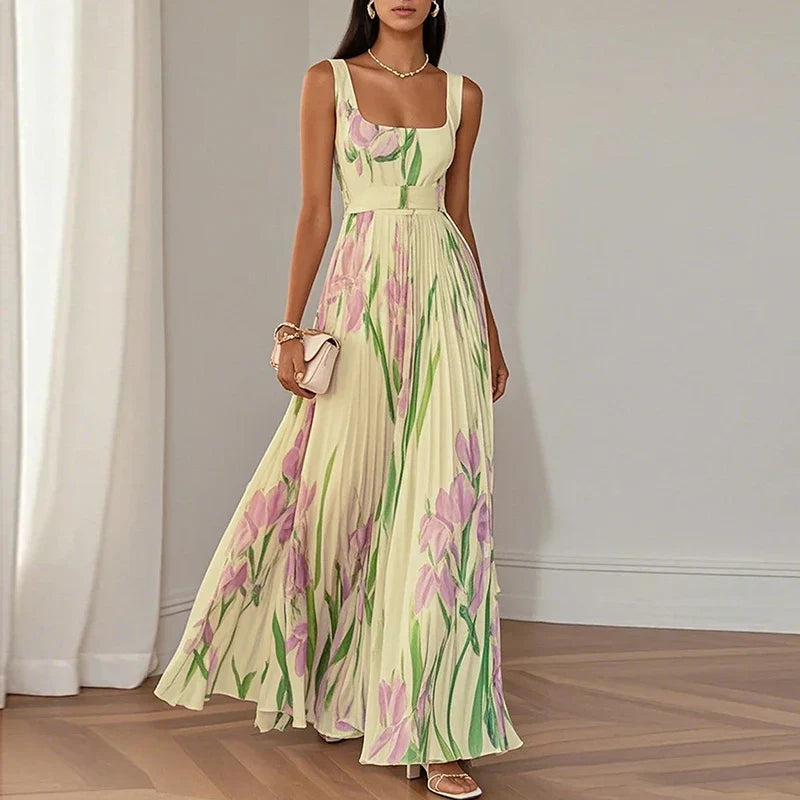 Ilinca | Rochie Maxi cu Flori