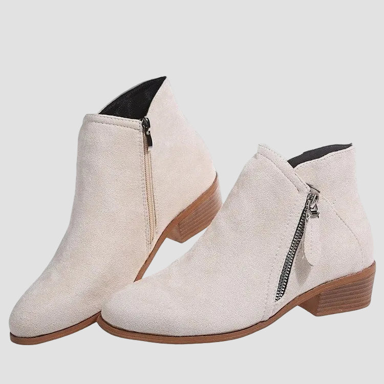 Botine ortopedice din piele premium cu toc pentru sezonul rece