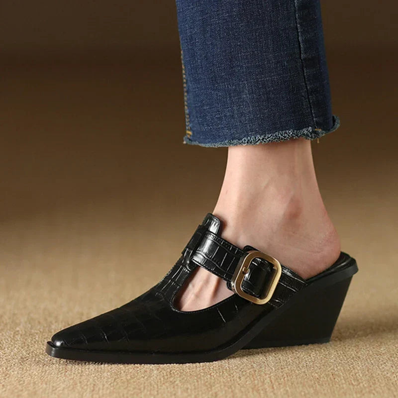 Mara – Mule Premium cu Model Croco