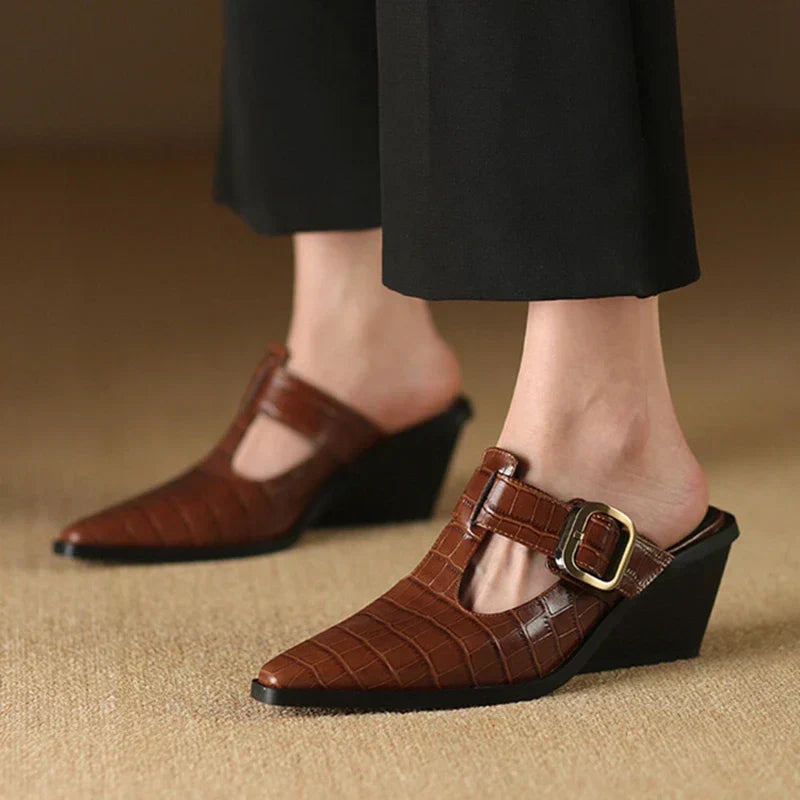 Mara – Mule Premium cu Model Croco