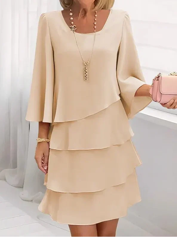 Catherine - Rochie elegantă cu model în dungi
