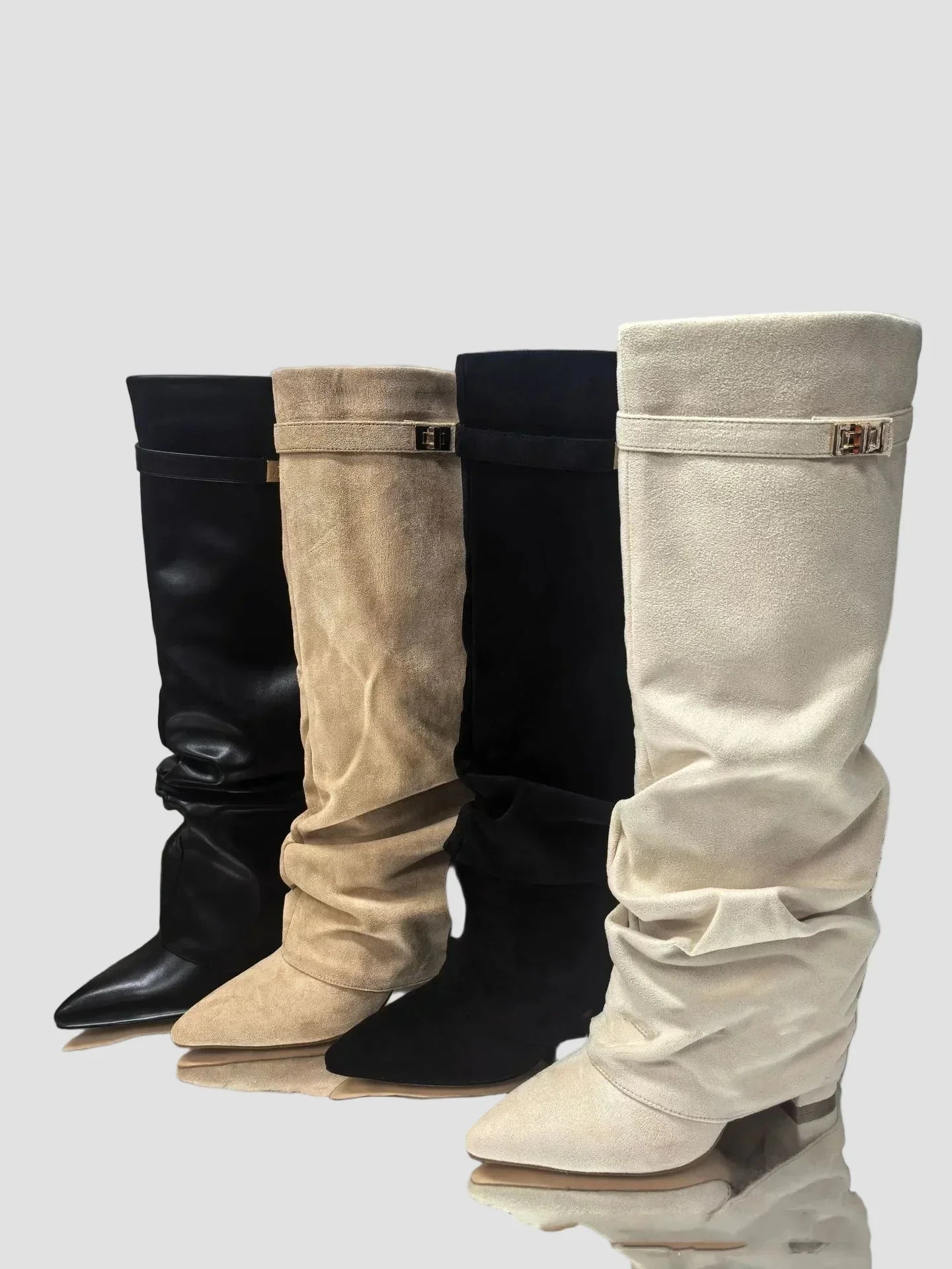 Cizme Elegante cu Toc Înalt