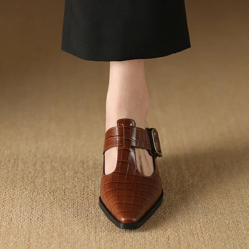 Mara – Mule Premium cu Model Croco