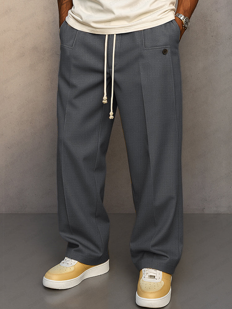 TIMO | Pantaloni Eleganți cu Șiret