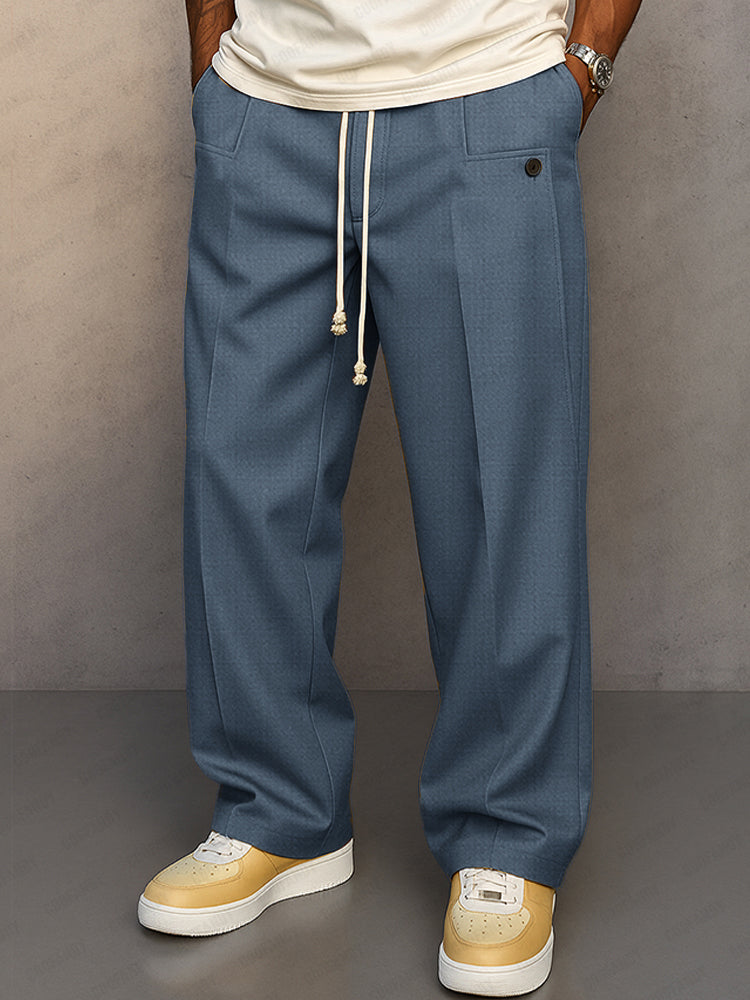 TIMO | Pantaloni Eleganți cu Șiret