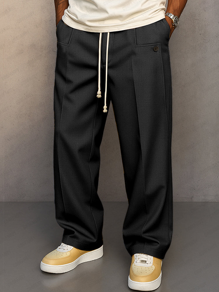 TIMO | Pantaloni Eleganți cu Șiret