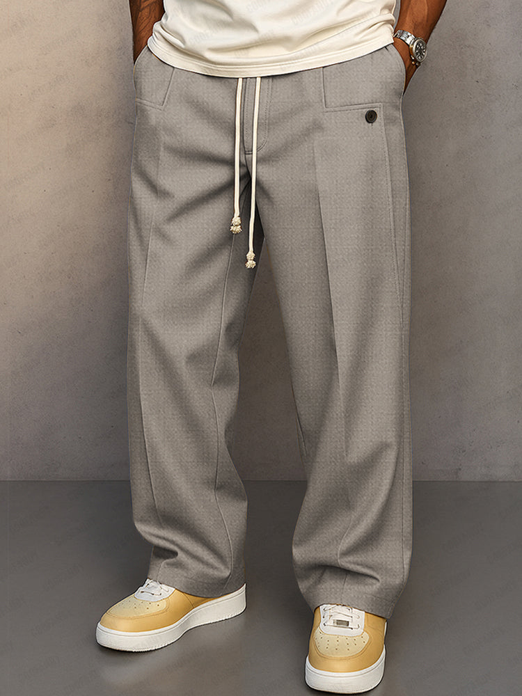 TIMO | Pantaloni Eleganți cu Șiret