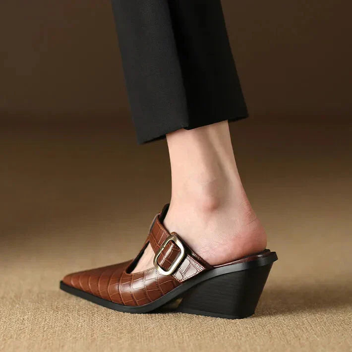 Mara – Mule Premium cu Model Croco