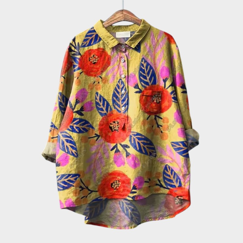 Livia | Bluza Premium cu Accente din Dantelă