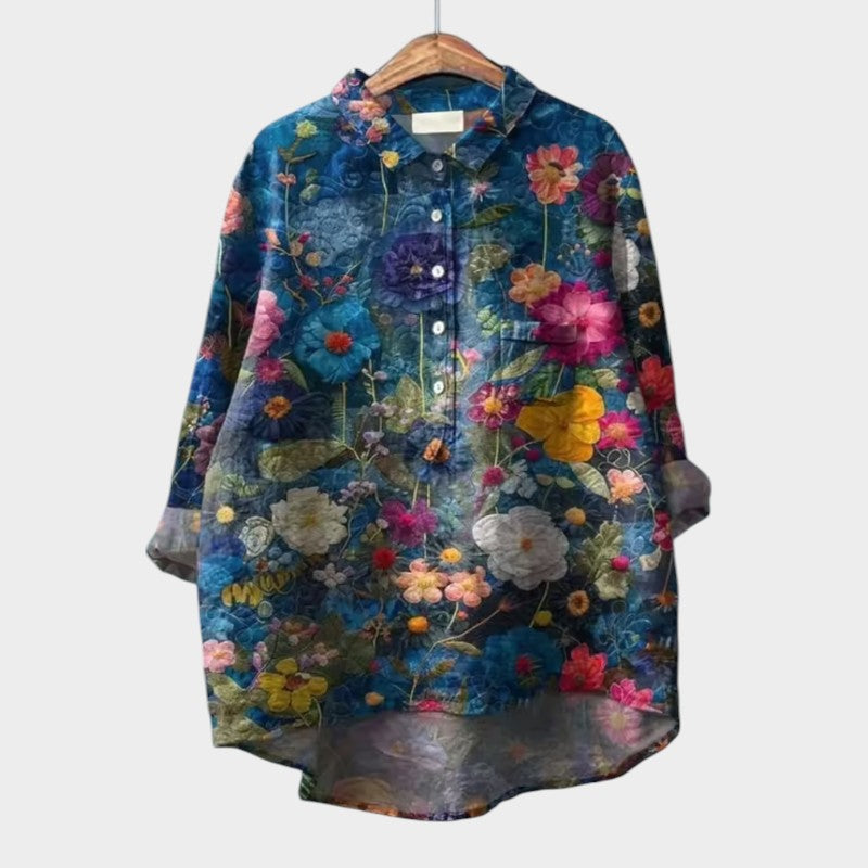 Brigitte | Bluza Premium cu Detalii din Dantelă