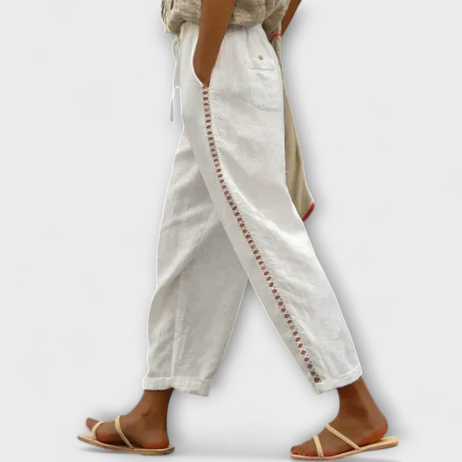 Izoldean – Pantaloni din in premium