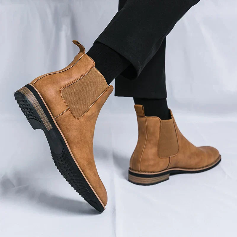 Kayden | Botine Chelsea din Piele Premium