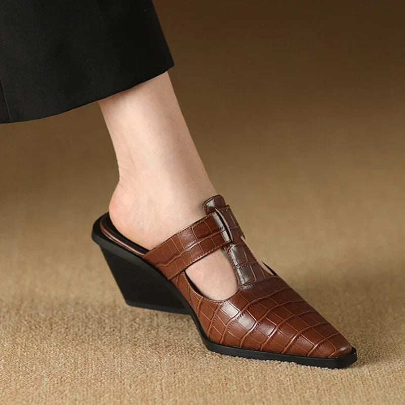 Mara – Mule Premium cu Model Croco