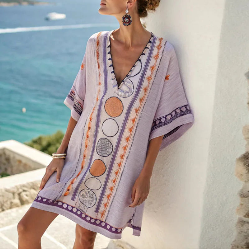 Esmee | Rochie Elegantă și Confortabilă de Plajă pentru un Stil Estival Fără Efort