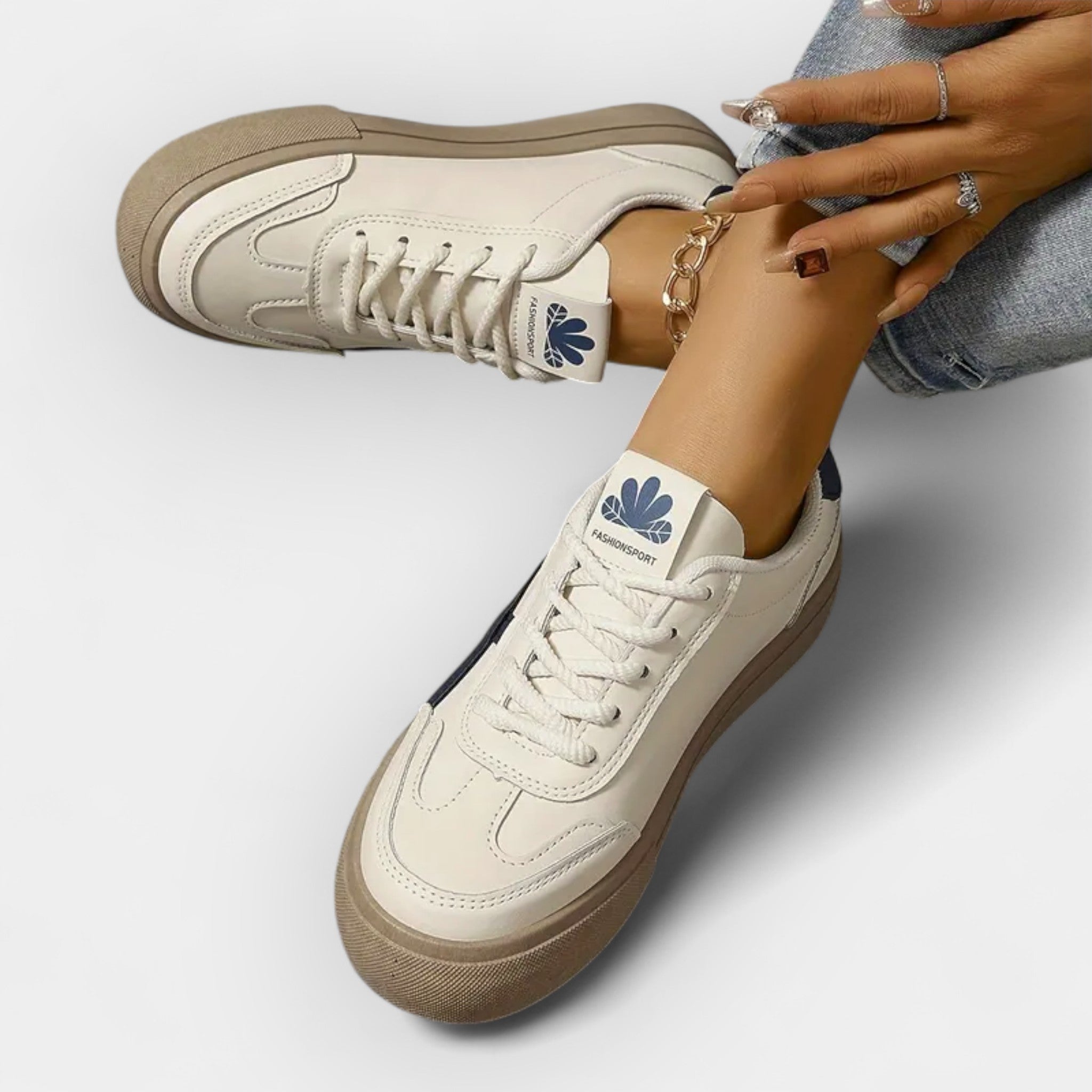 Adidași Retro cu Talpă Înălțată