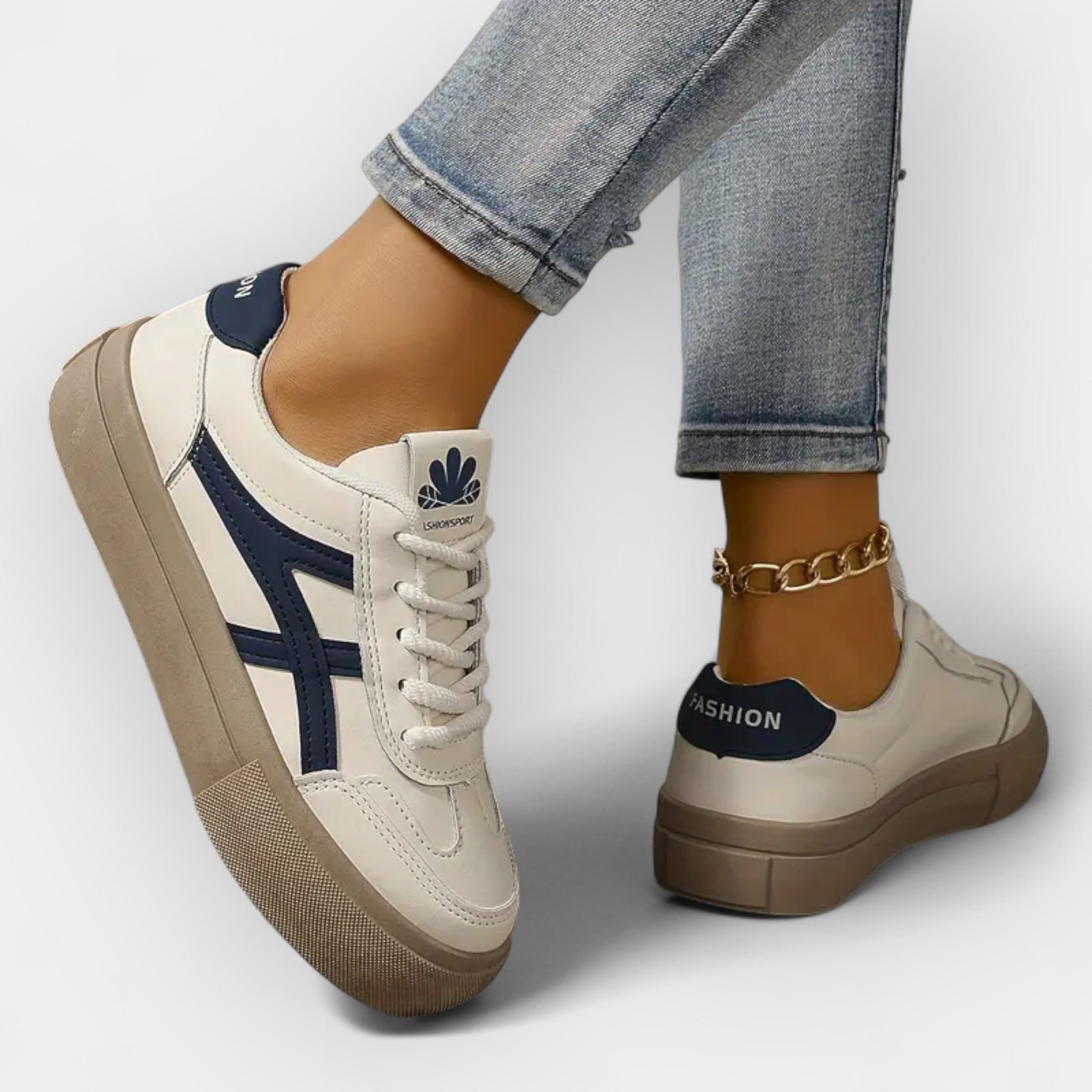 Adidași Retro cu Talpă Înălțată