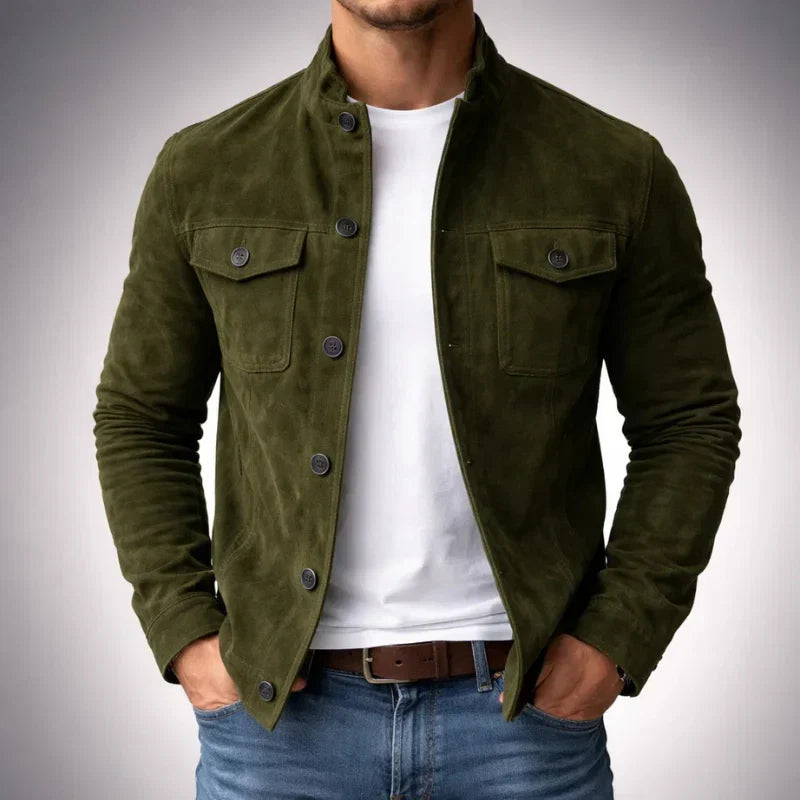Constantin | Jachetă din Suede Milano