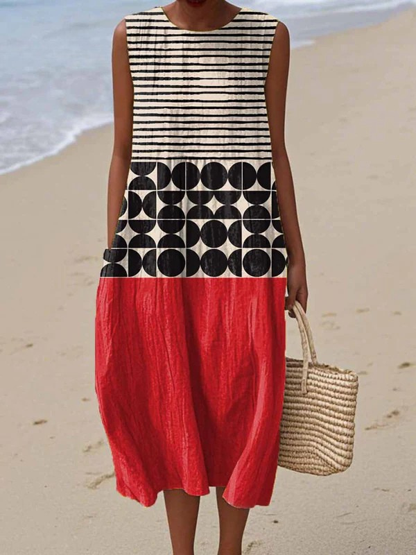 Colorblock Midi Dress Jane™