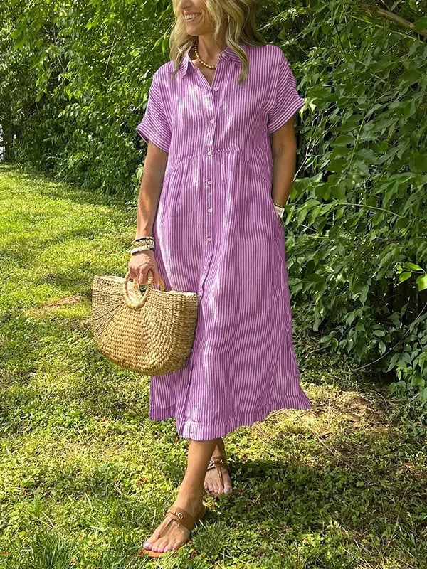 Angela | Rochie elegantă tip cămașă