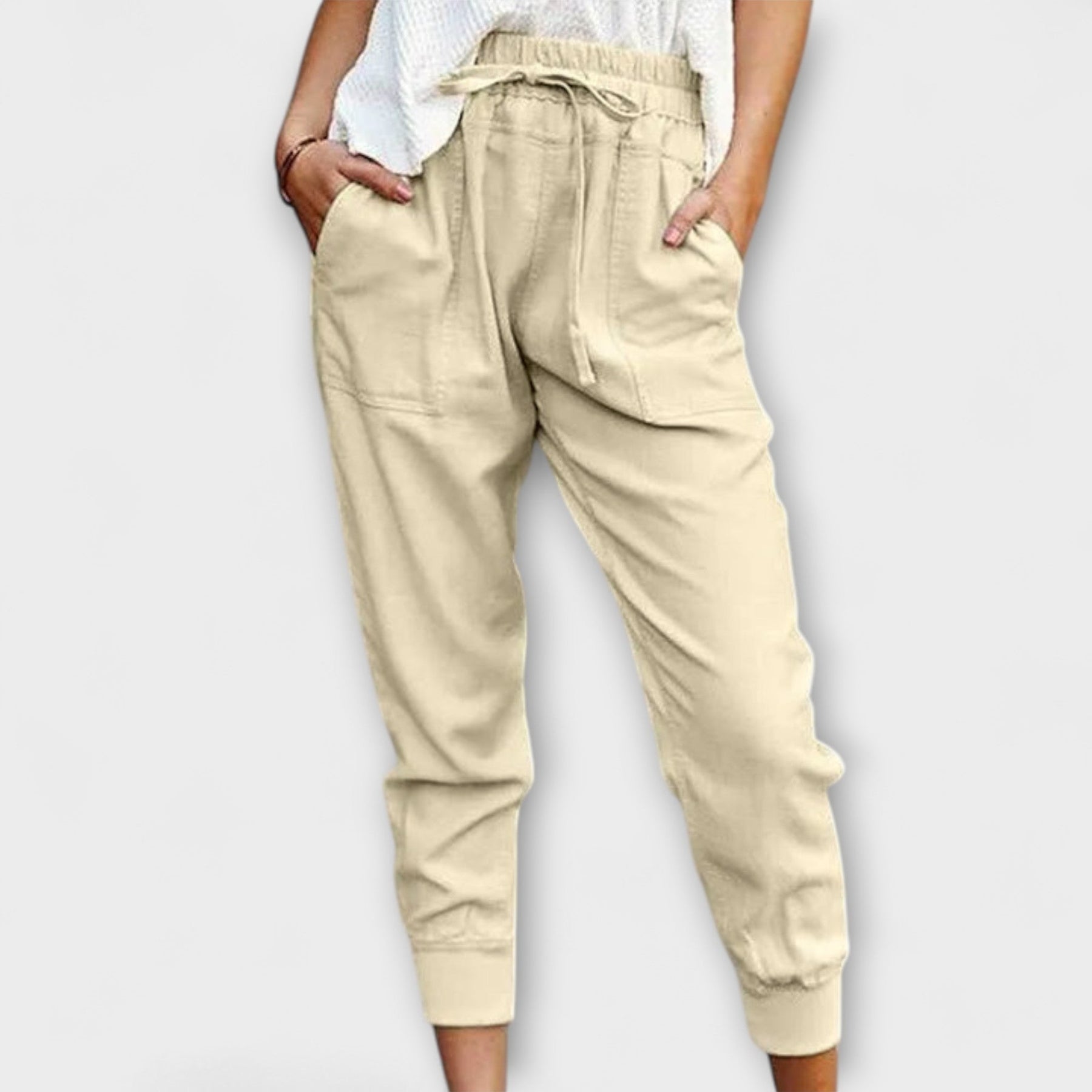 Blair – Pantaloni lejeri din in cu amestec de bumbac