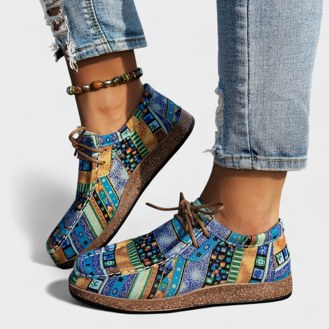 Milena - Colorful Artistic Sneakers