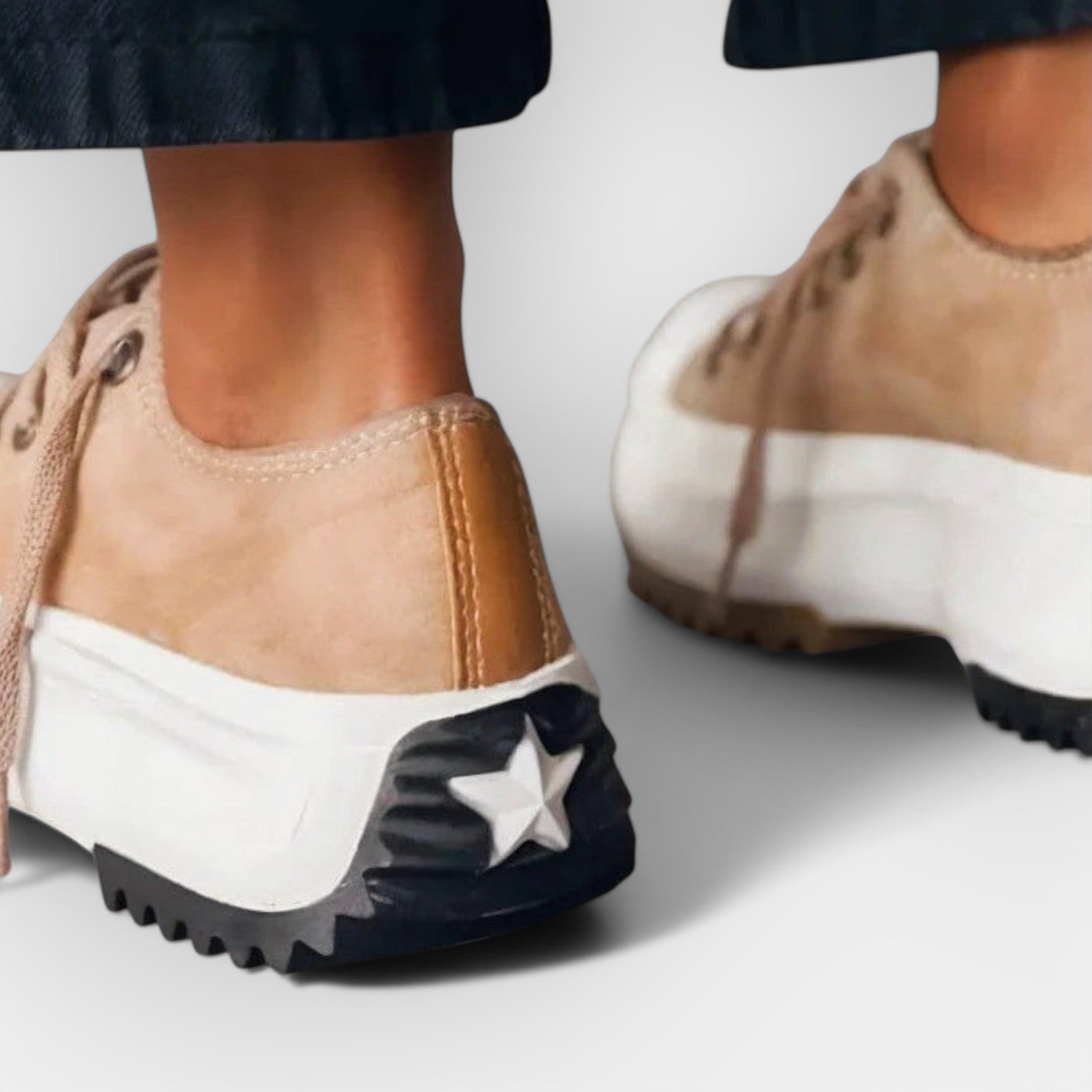Alena - Pantofi sport contemporani cu talpă robustă