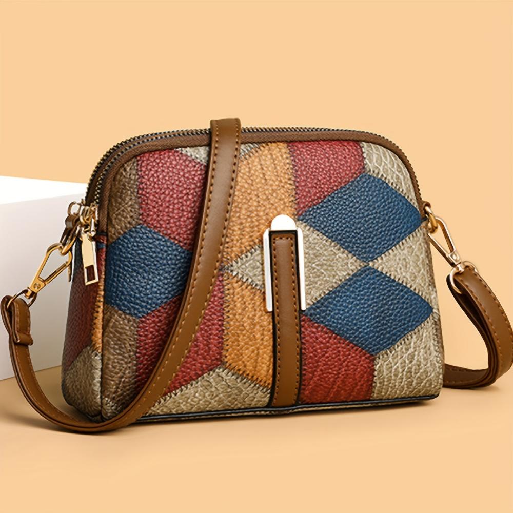 Clio — Mini Patchwork Crossbody Bag