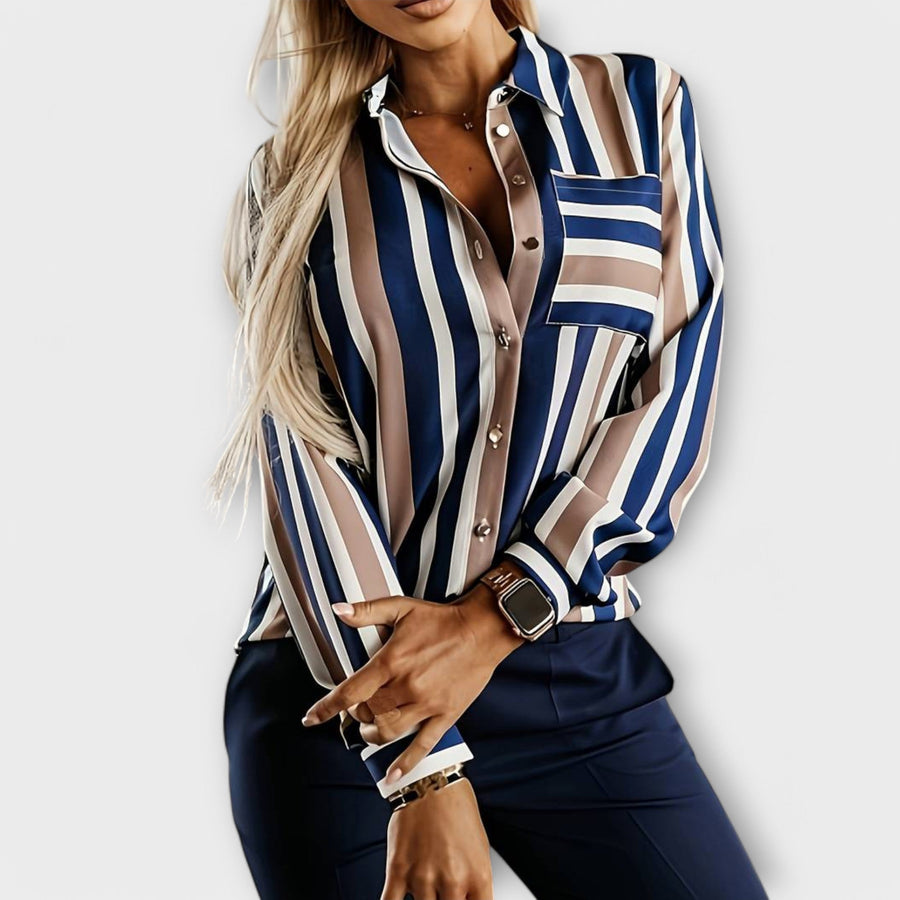 Emily - bluză casual și confortabilă cu dungi