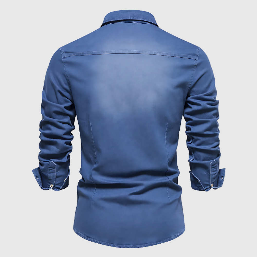 DŽIM – Cămașă din denim de bumbac