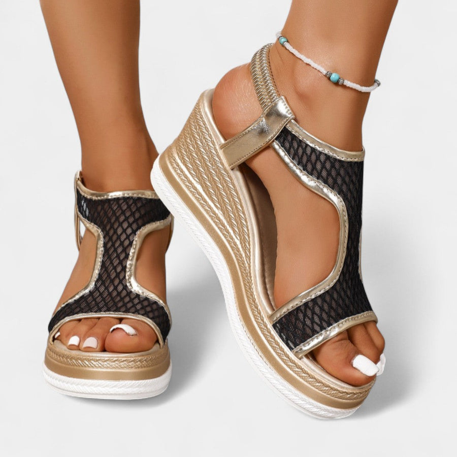 Electra – Sandale Ortopedice Elegante cu Platformă pentru Femei