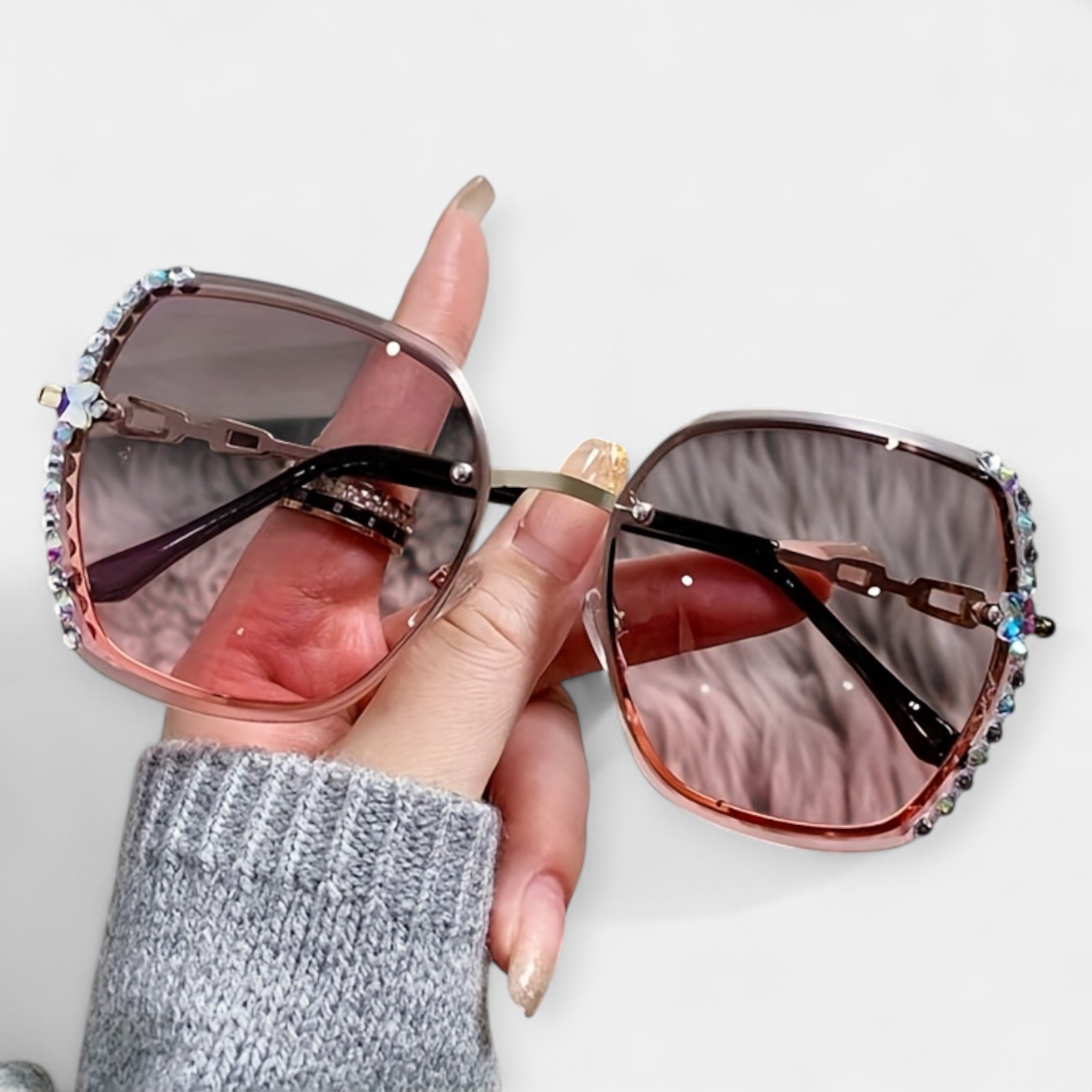 Occhiali da sole con gradiente per donna